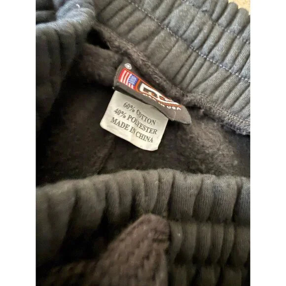 Washington DC Good Vibes Black Jogger Sweatpants Cherry Blossom Graphic – Size M - Picture 6 of 9